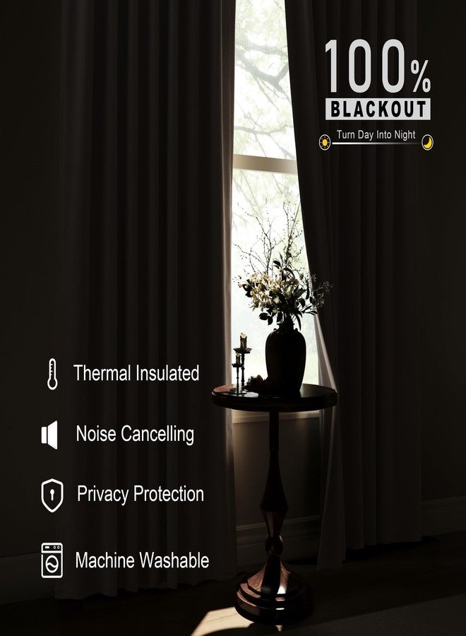 SPWIY 100% Blackout Curtains Green Linen 84 Inches Long 2 Panels Set for Bedroom Back Tab Boho Thermal Room Darkening Window Curtain Living Room Neutral Textured Solid Black Out Drapes 7ft 52x84 - Image 2